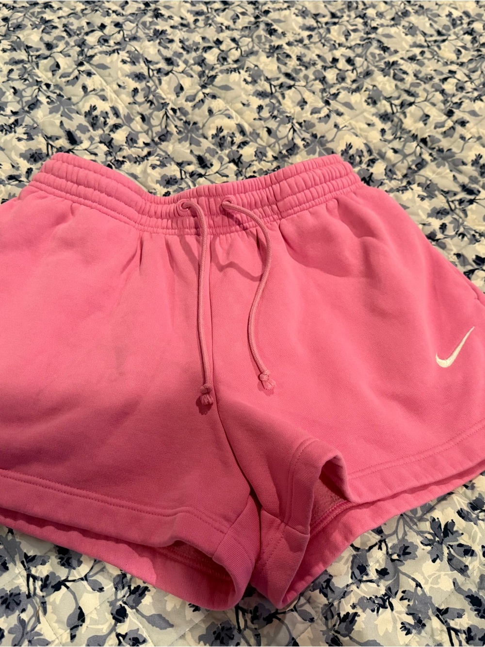 Nike Women's Pink Drawstring Athletic Shorts